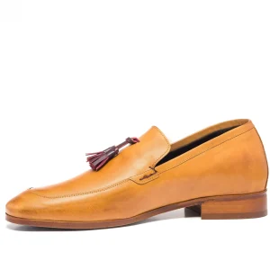 Uomo GUIDOMAGGI Nappine E Ornamenti>Chamonix - Mocassini con rialzo interno da uomo in Pieno Fiore Fino a 6 cm più alto