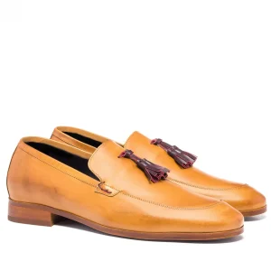 Uomo GUIDOMAGGI Nappine E Ornamenti>Chamonix - Mocassini con rialzo interno da uomo in Pieno Fiore Fino a 6 cm più alto