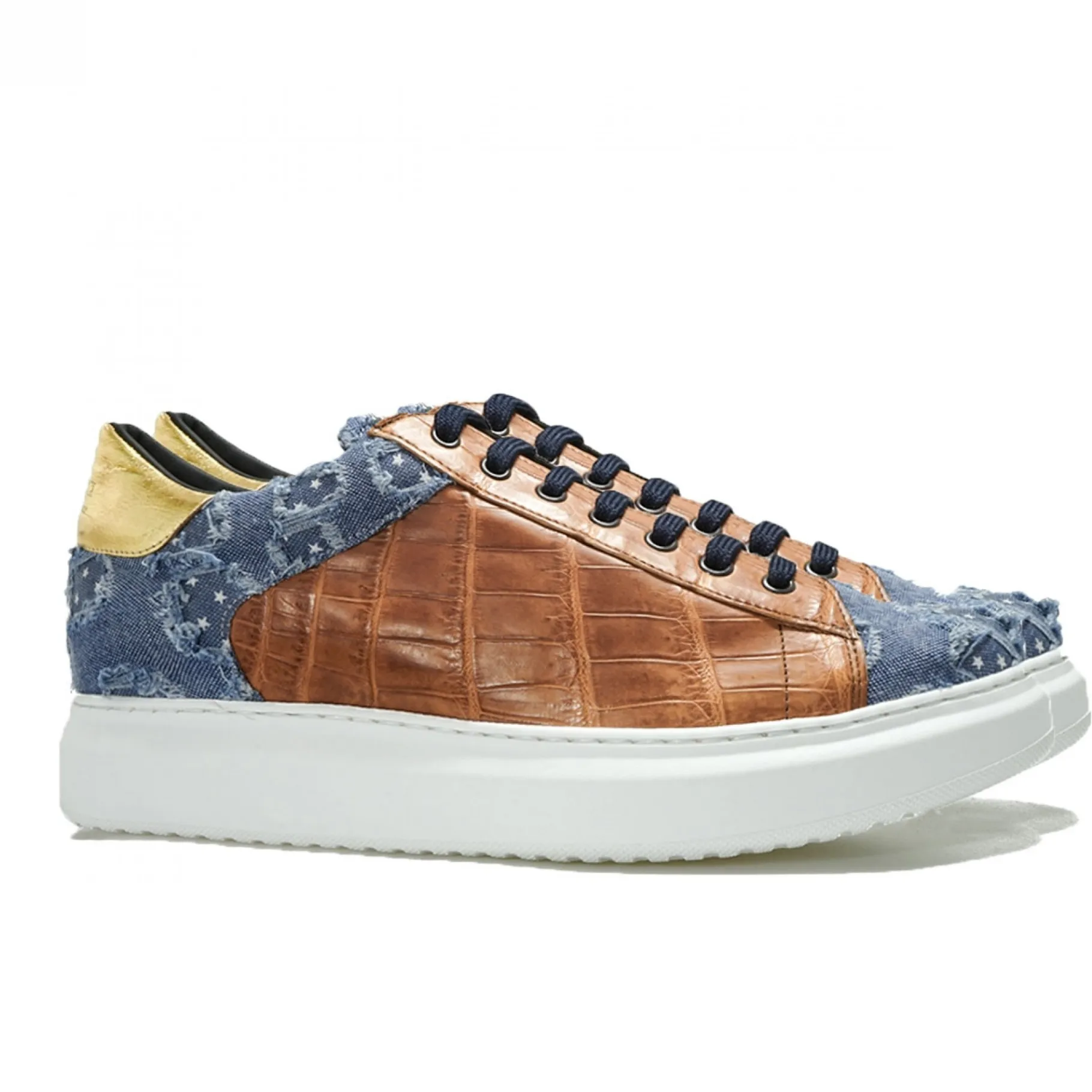 chandler__sneakers_con_ri_4.webp Uomo GUIDOMAGGI Scarpe In Pelle Esotica | Sneakers>Chandler - sneakers con rialzo in Mix Pelle/Tessuto da 6 a 8 cm più alto