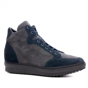 Uomo GUIDOMAGGI Sneakers>Charleston - Sneakers rialzate uomo in Pelle Scamosciato da 6 a 10 cm più alto