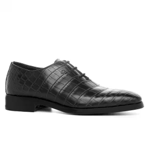 Uomo GUIDOMAGGI Scarpe In Pelle Esotica | Cucitura Goodyear>Chennai - Classiche scarpe da uomo con rialzo interno in Pelle Coccodrillo da 6 a 8 cm più alto