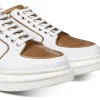 Donna GUIDOMAGGI Scarpe Donna | Sneakers>Chianti - scarpe rialzanti in Pelle Da 6 a 8 cm più alto