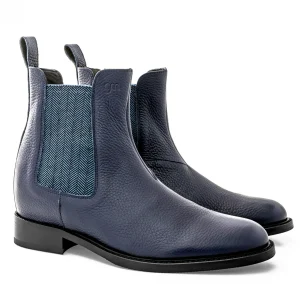 Uomo GUIDOMAGGI Chelsea>Colmar - Stivali con rialzo in Pelle Pieno Fiore da 6 a 10 cm più alto