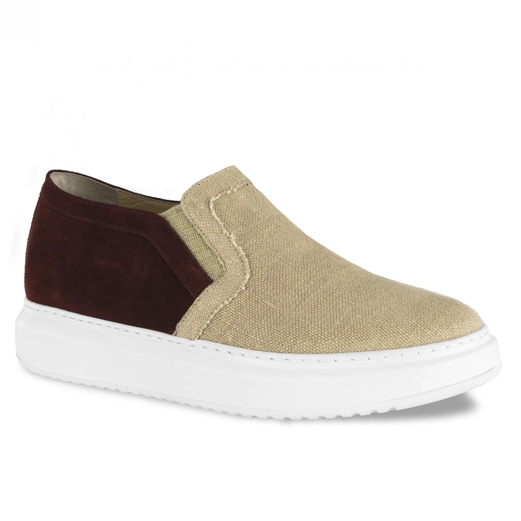 conero__sneakers_con_rial_0.webp Uomo GUIDOMAGGI Slip-on>Conero - Sneakers con rialzo interno da uomo in Mix Pelle/Tessuto fino a 6.5 cm più alto