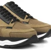 Uomo GUIDOMAGGI Sneakers>Coppell - Sneakers rialzante da uomo in Mix Pelle/Tessuto fino a 11 cm più alto