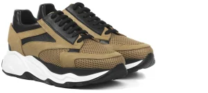Uomo GUIDOMAGGI Sneakers>Coppell - Sneakers rialzante da uomo in Mix Pelle/Tessuto fino a 11 cm più alto