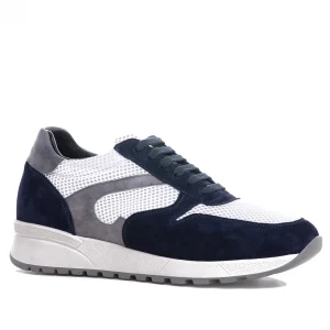Uomo GUIDOMAGGI Sneakers>Corfu - Sneakers uomo con rialzo interno in Mix Pelle da 6 a 8 cm più alto