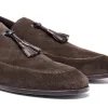 Uomo GUIDOMAGGI Nappine E Ornamenti>Cortina d’Ampezzo - Mocassini scarpe con rialzo in Pelle Scamosciato Fino a 6.5 cm più alto