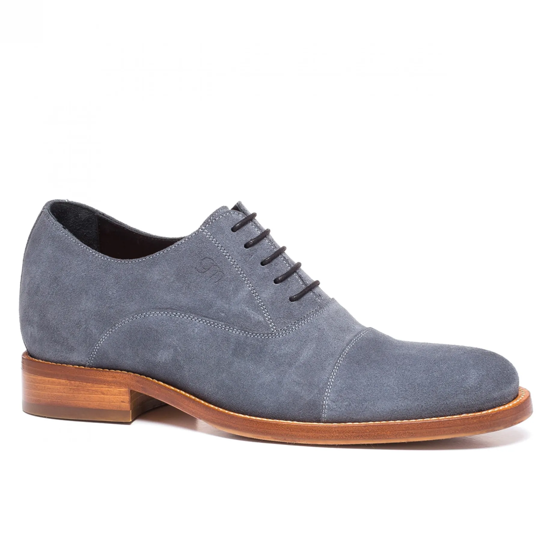 cte_dazur__classiche_scar_1.webp Uomo GUIDOMAGGI Stringate>Côte d'Azur - Classiche scarpe rialzate in Pelle Scamosciato da 6 a 8 cm più alto