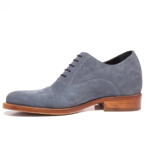 Uomo GUIDOMAGGI Stringate>Côte d'Azur - Classiche scarpe rialzate in Pelle Scamosciato da 6 a 8 cm più alto
