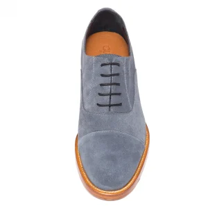 Uomo GUIDOMAGGI Stringate>Côte d'Azur - Classiche scarpe rialzate in Pelle Scamosciato da 6 a 8 cm più alto