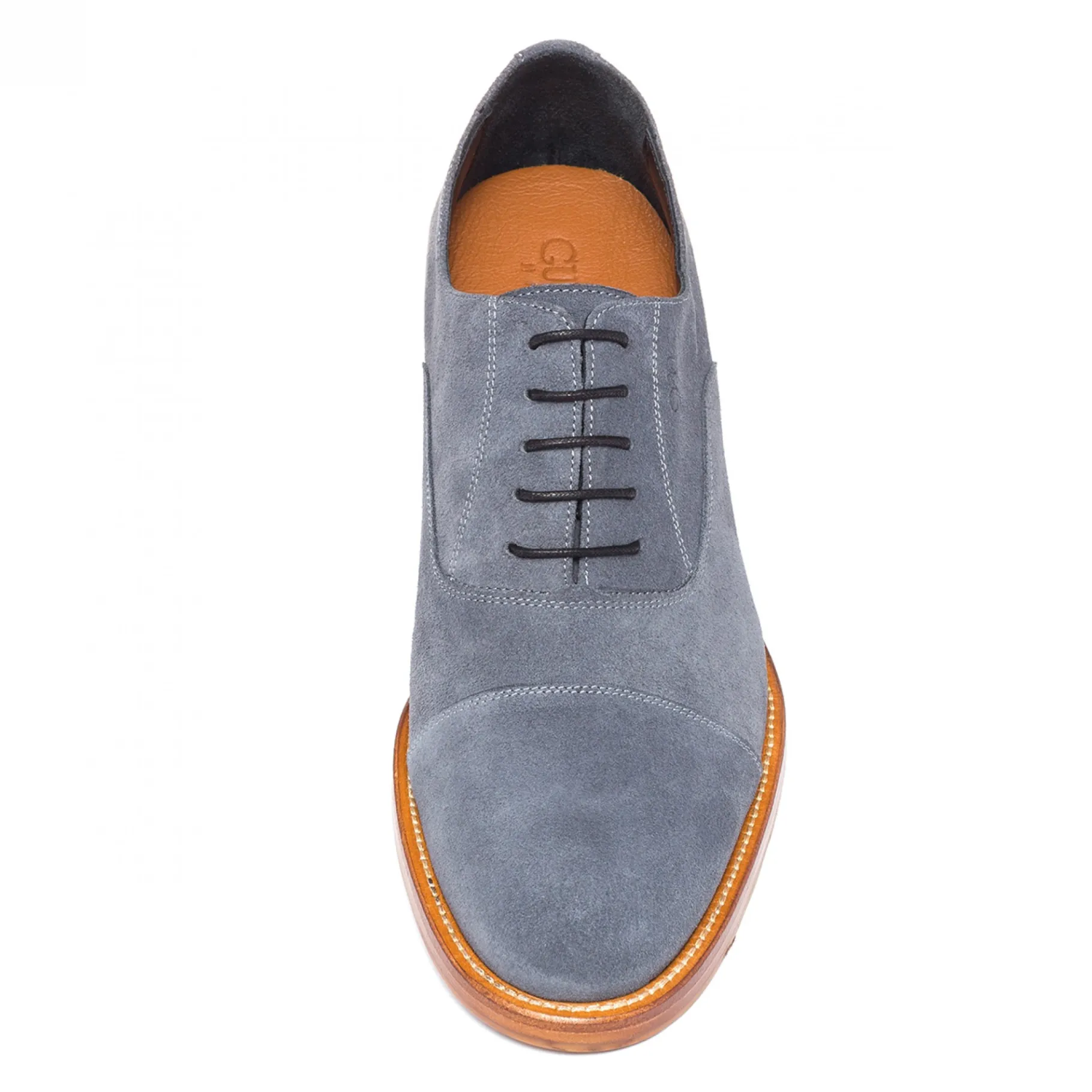 cte_dazur__classiche_scar_3.webp Uomo GUIDOMAGGI Stringate>Côte d'Azur - Classiche scarpe rialzate in Pelle Scamosciato da 6 a 8 cm più alto