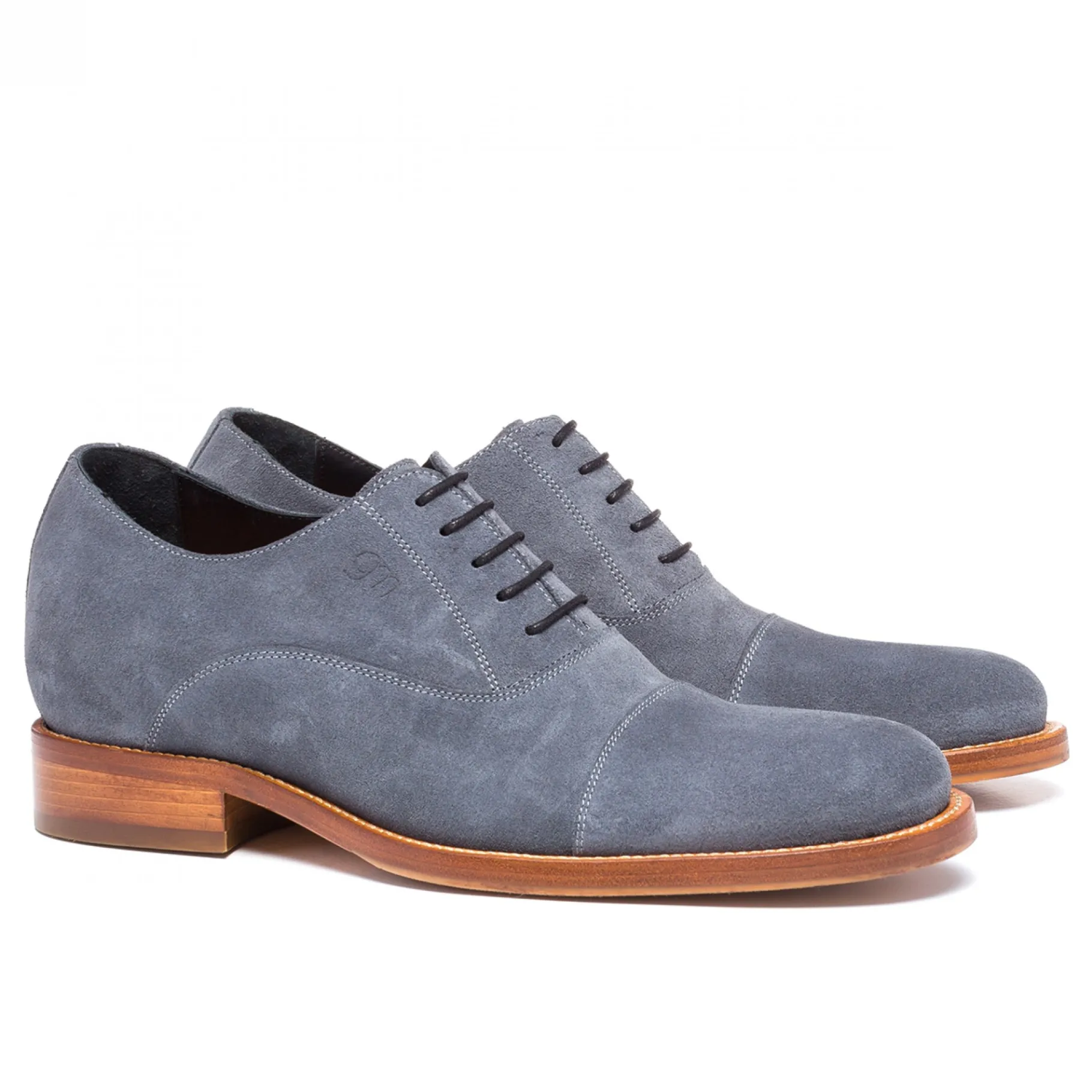 cte_dazur__classiche_scar_4.webp Uomo GUIDOMAGGI Stringate>Côte d'Azur - Classiche scarpe rialzate in Pelle Scamosciato da 6 a 8 cm più alto