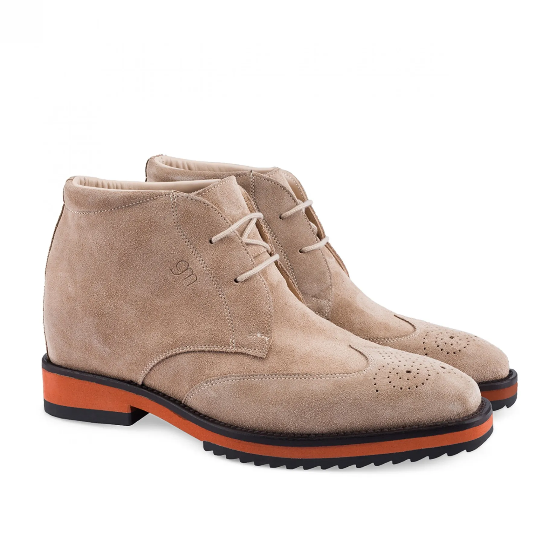 cyprus__classiche_scarpe__4.webp Uomo GUIDOMAGGI Polacchine>Cyprus - Classiche scarpe rialzate in Pelle Scamosciato da 6 a 8 cm più alto