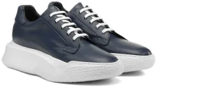 Uomo GUIDOMAGGI Sneakers>Darien - Sneakers rialzante da uomo in Pelle Pieno Fiore da 6 a 10 cm più alto