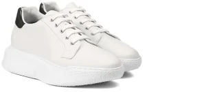 Uomo GUIDOMAGGI Sneakers>Denali - Sneakers da uomo con rialzo in Pelle Pieno Fiore da 6 a 10 cm più alto