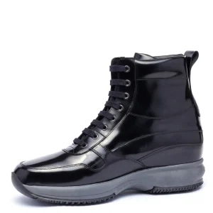Uomo GUIDOMAGGI Sneakers>Denmark - Sneakers con rialzo in Pelle Pieno Fiore da 6 a 10 cm più alto