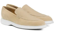 Uomo GUIDOMAGGI Classici>Downey - Mocassini con rialzo in Mix Pelle/Tessuto fino a 7 cm più alto