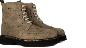 Uomo GUIDOMAGGI Stivali Da 12 A 15 Cm>Dundee - Stivali rialzanti uomo in Pelle Pieno Fiore Da 10 cm a 15 cm più alto