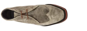 Uomo GUIDOMAGGI Polacchine>Dupont Circle - Stivali rialzanti uomo in Pelle Scamosciato da 6 a 8 cm più alto