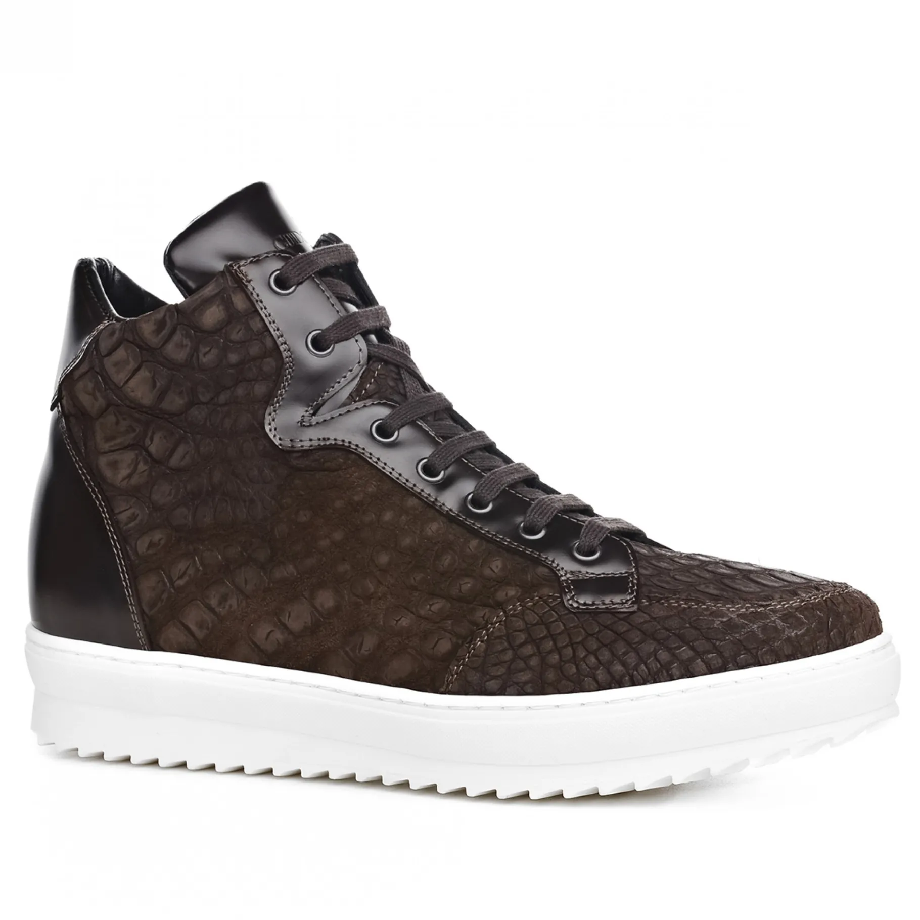 ecuador__sneakers_con_ria_1.webp Uomo GUIDOMAGGI Scarpe In Pelle Esotica | Sneakers>Ecuador - Sneakers con rialzo in Mix Pelle da 6 a 10 cm più alto