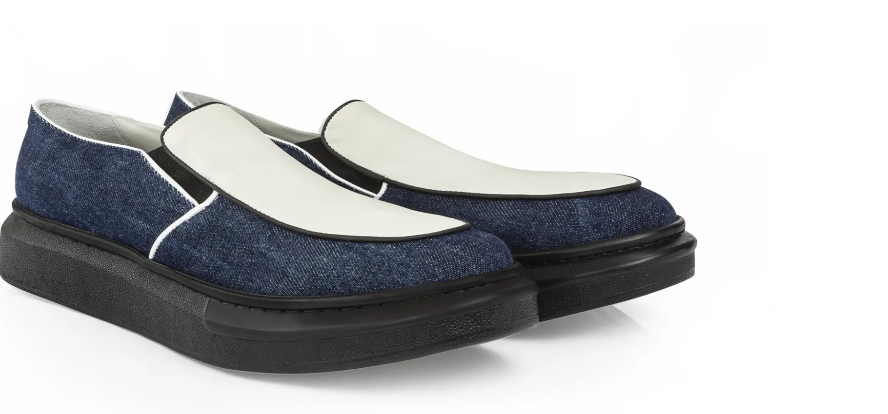 el_dorado__scarpe_con_ria_0.webp Uomo GUIDOMAGGI Slip-on>El Dorado - scarpe con rialzo in Mix Pelle/Tessuto fino a 6 cm più alto
