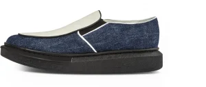 Uomo GUIDOMAGGI Slip-on>El Dorado - scarpe con rialzo in Mix Pelle/Tessuto fino a 6 cm più alto