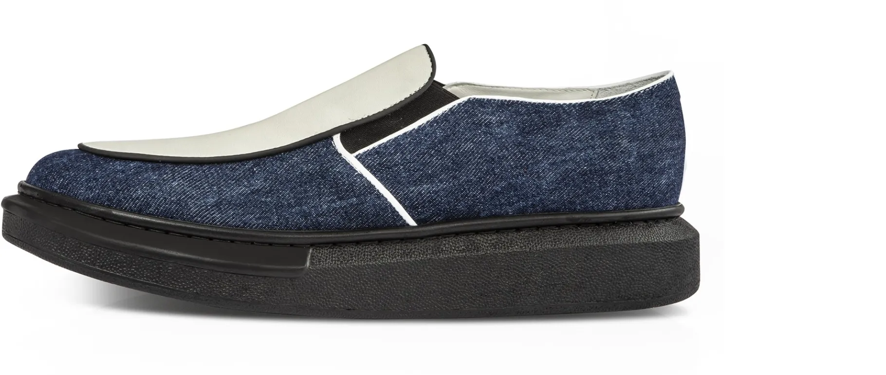 el_dorado__scarpe_con_ria_2.webp Uomo GUIDOMAGGI Slip-on>El Dorado - scarpe con rialzo in Mix Pelle/Tessuto fino a 6 cm più alto