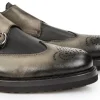 Uomo GUIDOMAGGI Fibbie>England - Classiche  scarpe con rialzo in Pelle Pieno Fiore fino a 8 cm più alto