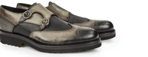 Uomo GUIDOMAGGI Fibbie>England - Classiche  scarpe con rialzo in Pelle Pieno Fiore fino a 8 cm più alto