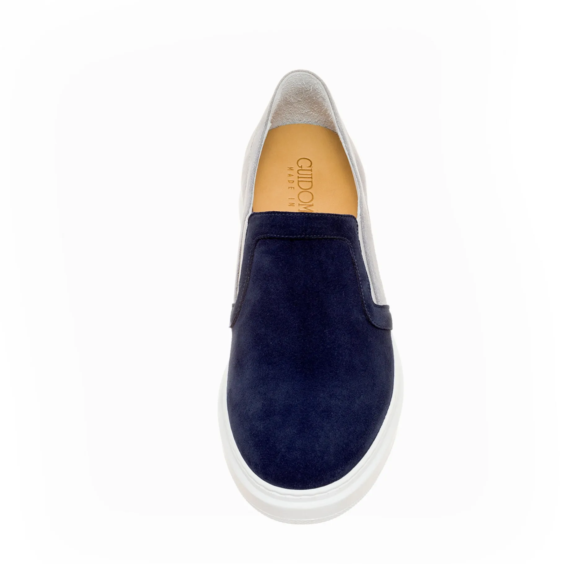 europe__slipon_con_rialzo_3.webp Uomo GUIDOMAGGI Slip-on>Europe - Slip-On con rialzo interno in Pelle Scamosciato da 6 a 8 cm più alto