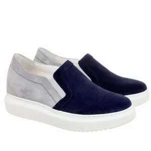 Uomo GUIDOMAGGI Slip-on>Europe - Slip-On con rialzo interno in Pelle Scamosciato da 6 a 8 cm più alto