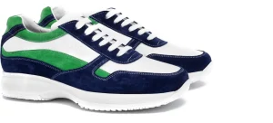 Uomo GUIDOMAGGI Sneakers>Formentera - Sneakers con rialzo in Mix Pelle/Tessuto da 6 a 10 cm più alto