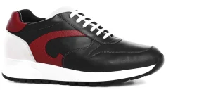 Uomo GUIDOMAGGI Sneakers>Fort Worth - Sneakers con rialzo interno da uomo in Pelle Pieno Fiore da 6 a 8 cm più alto