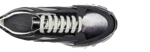 Uomo GUIDOMAGGI Sneakers>Galax - sneakers con rialzo in Mix Pelle/Tessuto Da 6 a 11 cm più alto