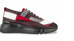 Uomo GUIDOMAGGI Sneakers>Gangnam -Scarpe con rialzo sportive in Mix Pelle Da 6 a 8 cm più alto