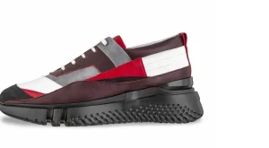Uomo GUIDOMAGGI Sneakers>Gangnam -Scarpe con rialzo sportive in Mix Pelle Da 6 a 8 cm più alto