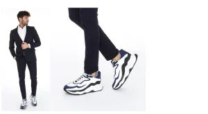 Uomo GUIDOMAGGI Sneakers>Giant Dragon - Chunky Sneakers con rialzo in Pelle Pieno Fiore Da 6 cm a 15 cm più alto