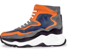 Uomo GUIDOMAGGI Sneakers>Giant Flamingo - Chunky Sneakers in Mix Pelle fino a 12,5 cm più alto