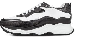 Uomo GUIDOMAGGI Scarpe In Pelle Esotica | Sneakers>Giant Python - Chunky Sneakers con rialzo in Mix Pelle Da 6 cm a 11 cm più alto