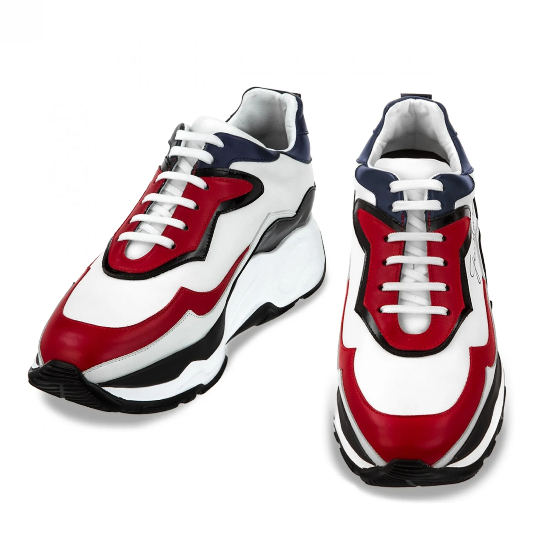 giant_snake__chunky_sneak_0.webp Uomo GUIDOMAGGI Sneakers>Giant Snake - Chunky Sneakers in Pelle PIeno Fiore da 6 cm a 11 cm più alto