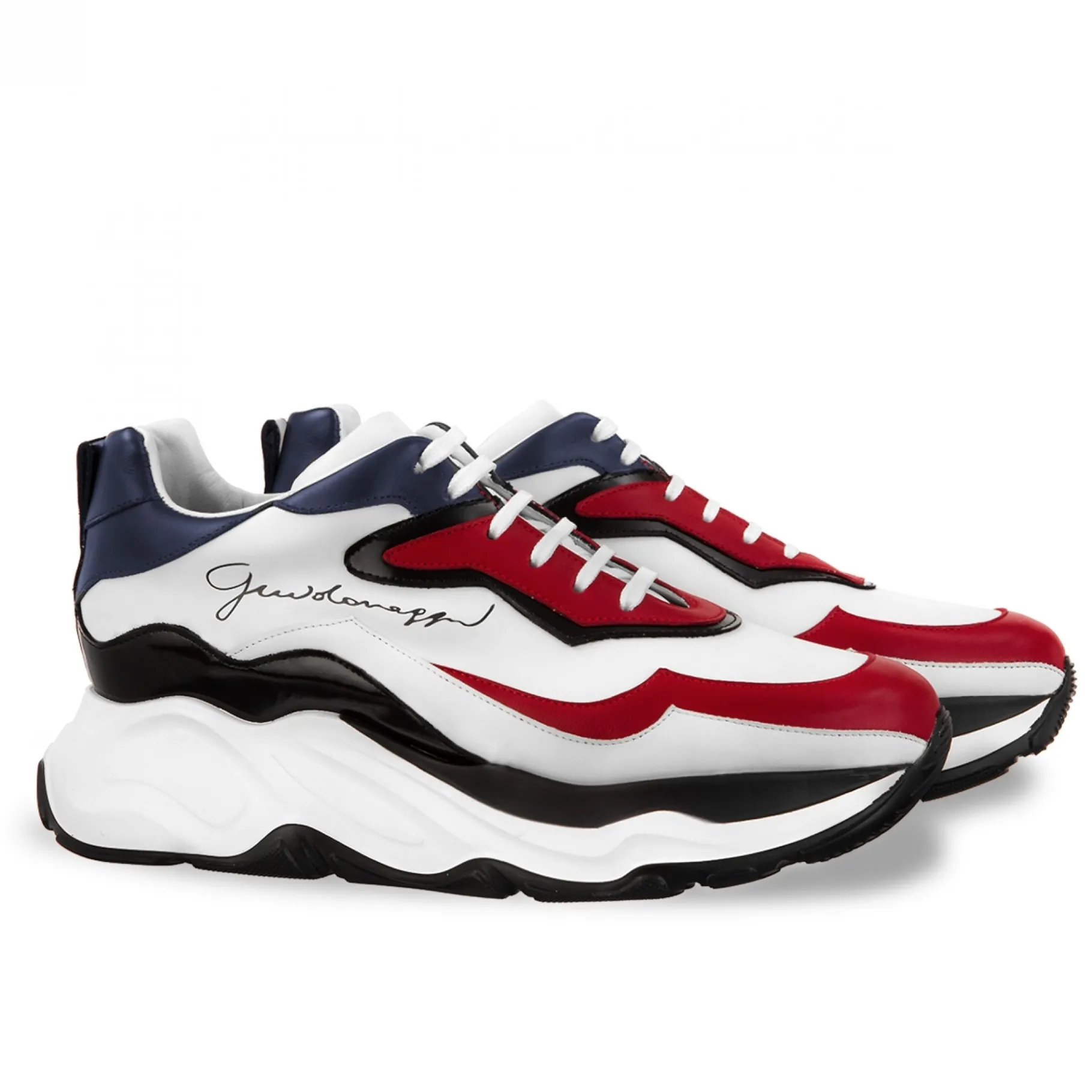 giant_snake__chunky_sneak_4.webp Uomo GUIDOMAGGI Sneakers>Giant Snake - Chunky Sneakers in Pelle PIeno Fiore da 6 cm a 11 cm più alto