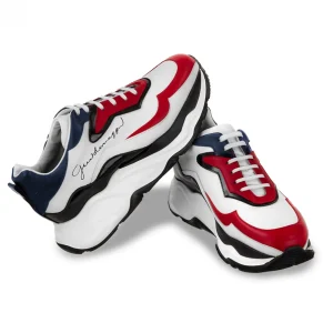 Uomo GUIDOMAGGI Sneakers>Giant Snake - Chunky Sneakers in Pelle PIeno Fiore da 6 cm a 11 cm più alto