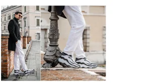 Uomo GUIDOMAGGI Sneakers>Giant Zebra - Chunky Sneakers con rialzo in Pelle Pieno Fiore Da 6 cm a 11 cm più alto