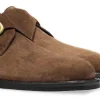 Uomo GUIDOMAGGI Fibbie>Great Britain - Classiche scarpe con rialzo in Pelle Scamosciato da 6 a 8 cm più alto