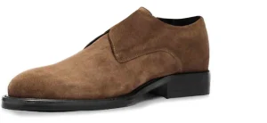 Uomo GUIDOMAGGI Fibbie>Great Britain - Classiche scarpe con rialzo in Pelle Scamosciato da 6 a 8 cm più alto