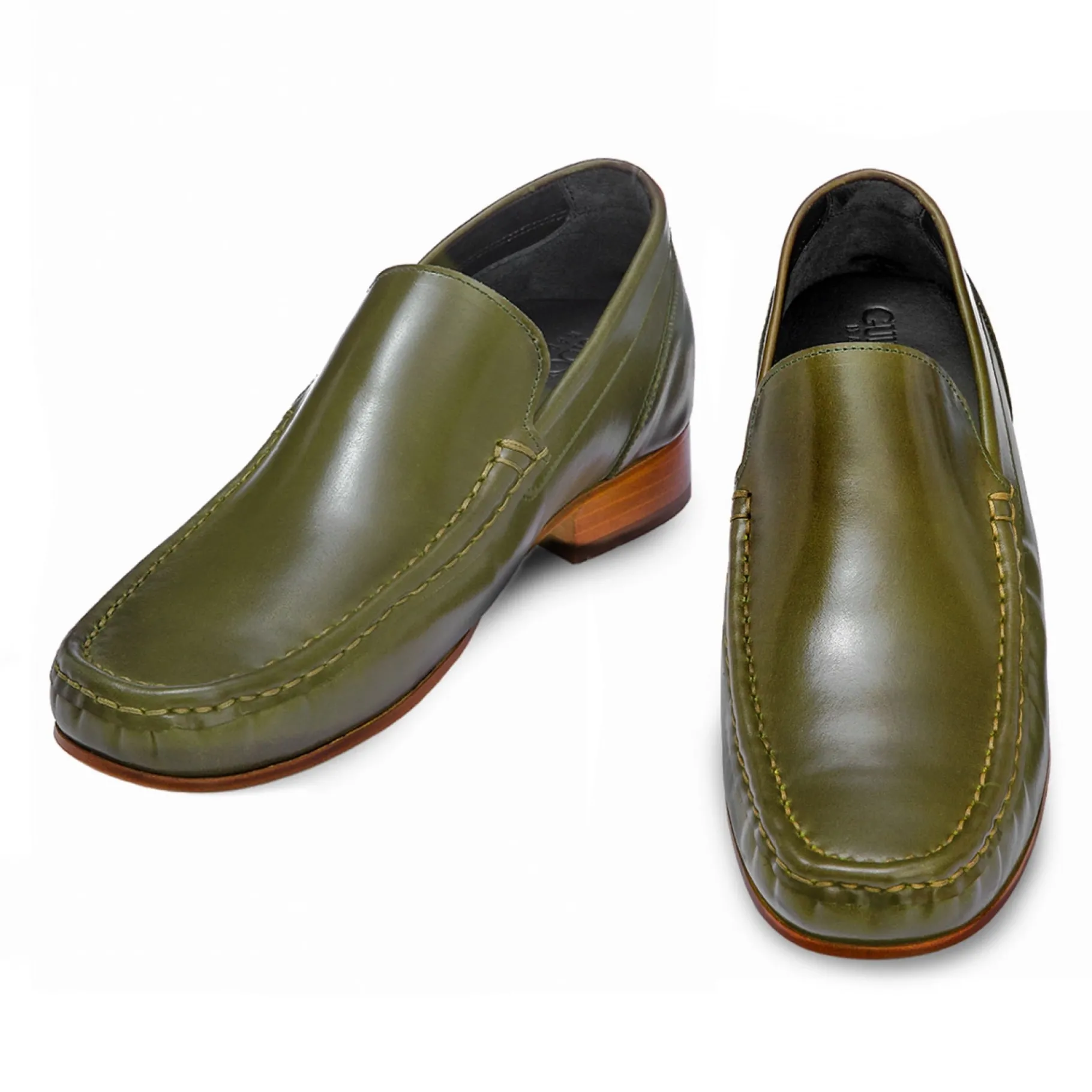 greenville__mocassini_con_0.webp Uomo GUIDOMAGGI Shell Cordovan | Classici>Greenville - mocassini con rialzo in Pelle fino a 6 cm più alto