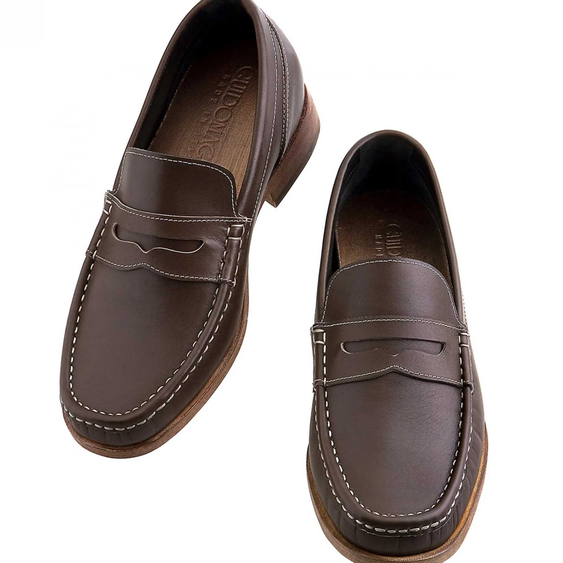 greenwich__mocassini_con__0.webp Uomo GUIDOMAGGI Penny Loafers>Greenwich - Mocassini con rialzo interno da uomo in Pieno Fiore Fino a 6 cm più alto