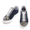 Uomo GUIDOMAGGI Scarpe In Pelle Esotica | Sneakers>Guadalupa - sneakers con rialzo in Mix Pelle/Tessuto fino a 8 cm più alto