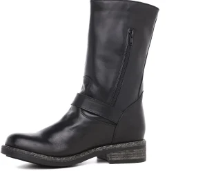 Donna GUIDOMAGGI Scarpe Donna | Stivali>Hamburg - Stivali con rialzo in Pelle Pieno Fiore da 6 a 10 cm più alto